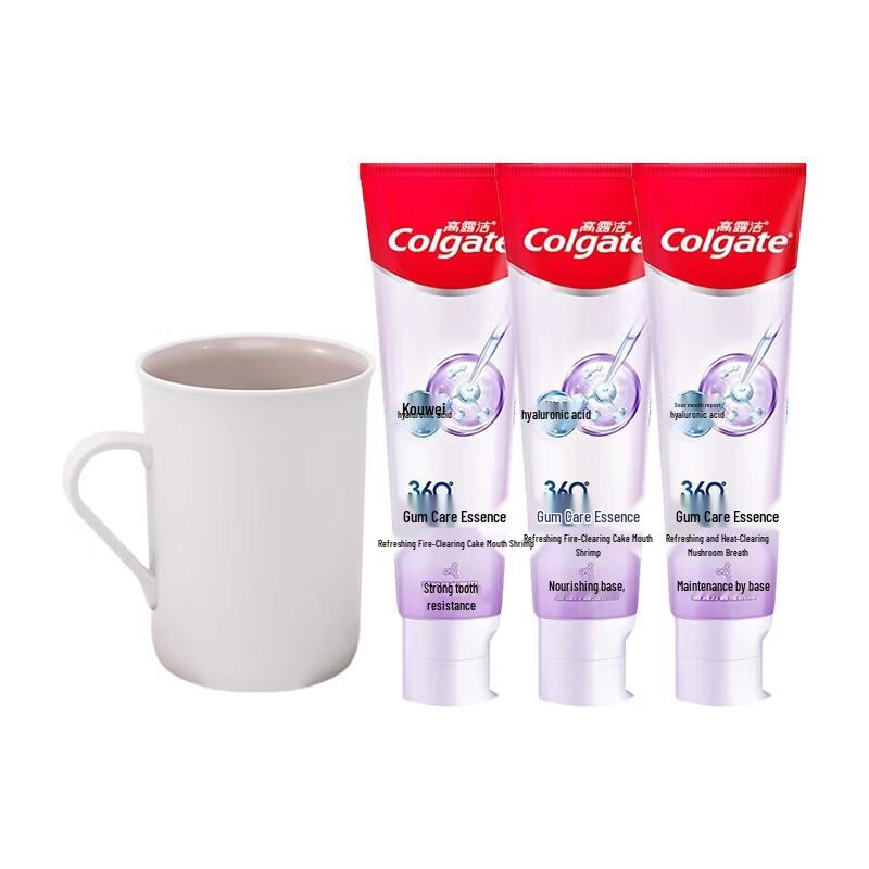 Colgate 360 Gum Care Toothpaste & Mouthwash Cup Set