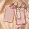 1Pc Women Men Business Card Holder Cartoon Cute Credit Card Holders With Keyring Bank Id Holders Badge Child Bus Card Cover Case