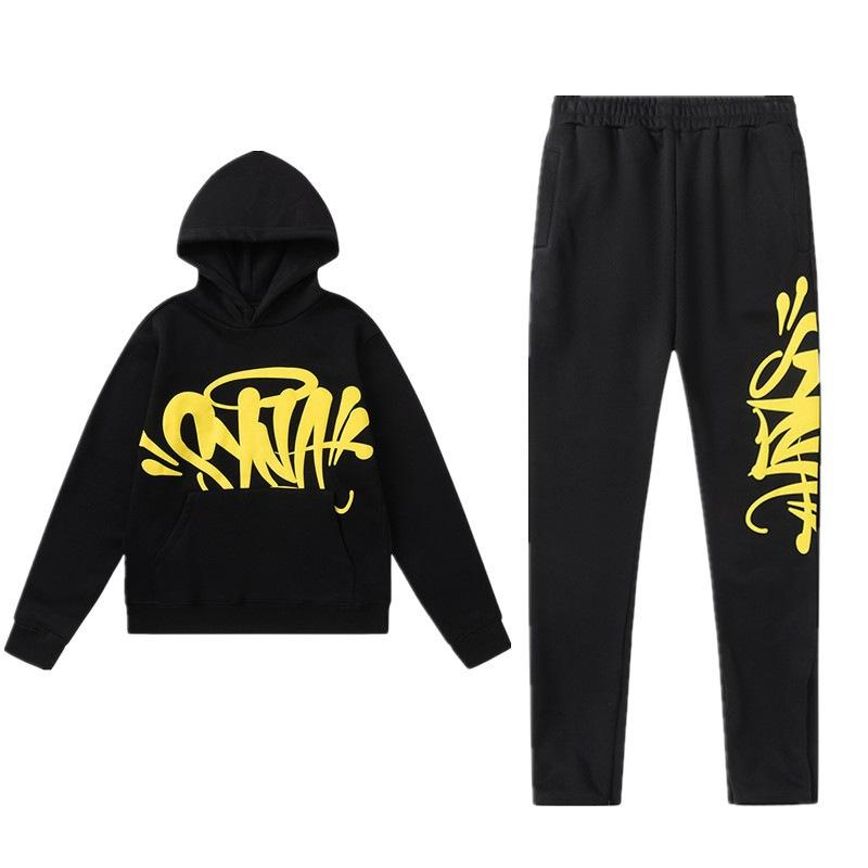 American loose hooded sweater Y2K men's and women's trendy brand hip-hop sweatpants street couple casual hoodie set foreign trade