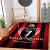 Ac Milan Customize Your Name Carpet Suitable for Foyer Bedrooms Playrooms Outdoor Anti-slip Rug Decorate Offices Perfect Birthday/Christmas Gift Idea