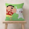 Crayon Anime S-Shin Cartoon Chan Personalized Pillow Cover Kids Bedroom Wild Party Decor Pillowcase Kid Birthday Shower Gift