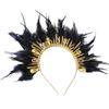 Enchanting Goddess Inspired Feather Crowns for Costume Event Cosplay Celebrations snd Special Occasion Outfits