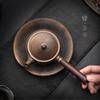 Retro Side Handle Teapot, Home Kung Fu Tea Set with Filter and Anti Scald Tea Maker