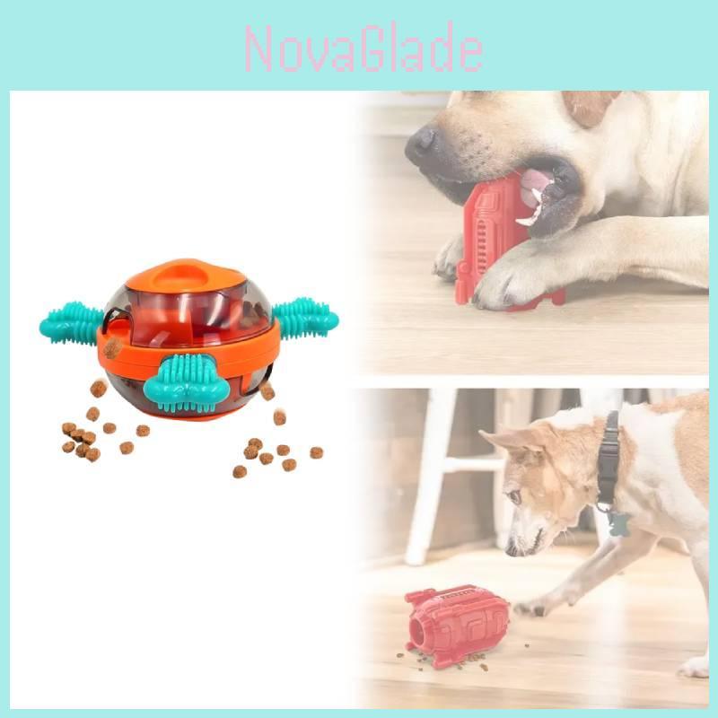 Durable Abs Tpr Dog Chew Ball With Treat Release For Interactive Play And Mental Stimulation