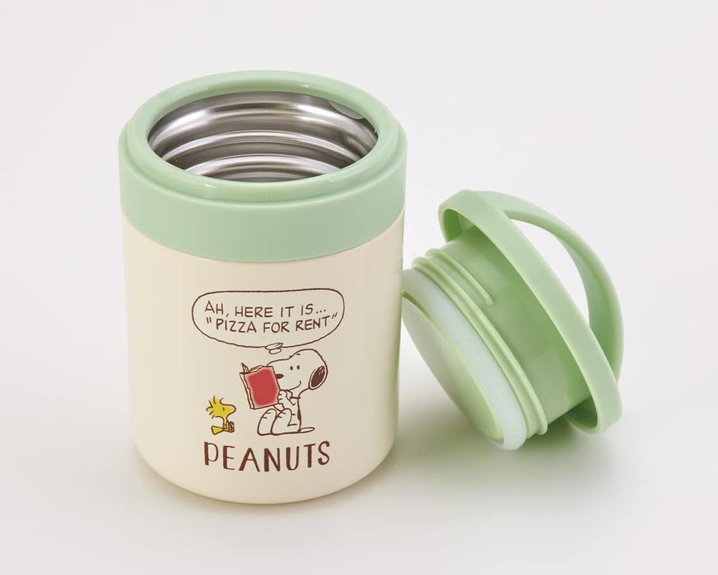 Skater Antibacterial Insulated Soup Jar Soup Pot 300ml Snoopy Comic LJFC3AG-A