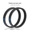 2PCS 132mm Transmission Drive Belts Replacement for VS4-10 Axial SCX10 SCX10 II SCX10 III RC Car