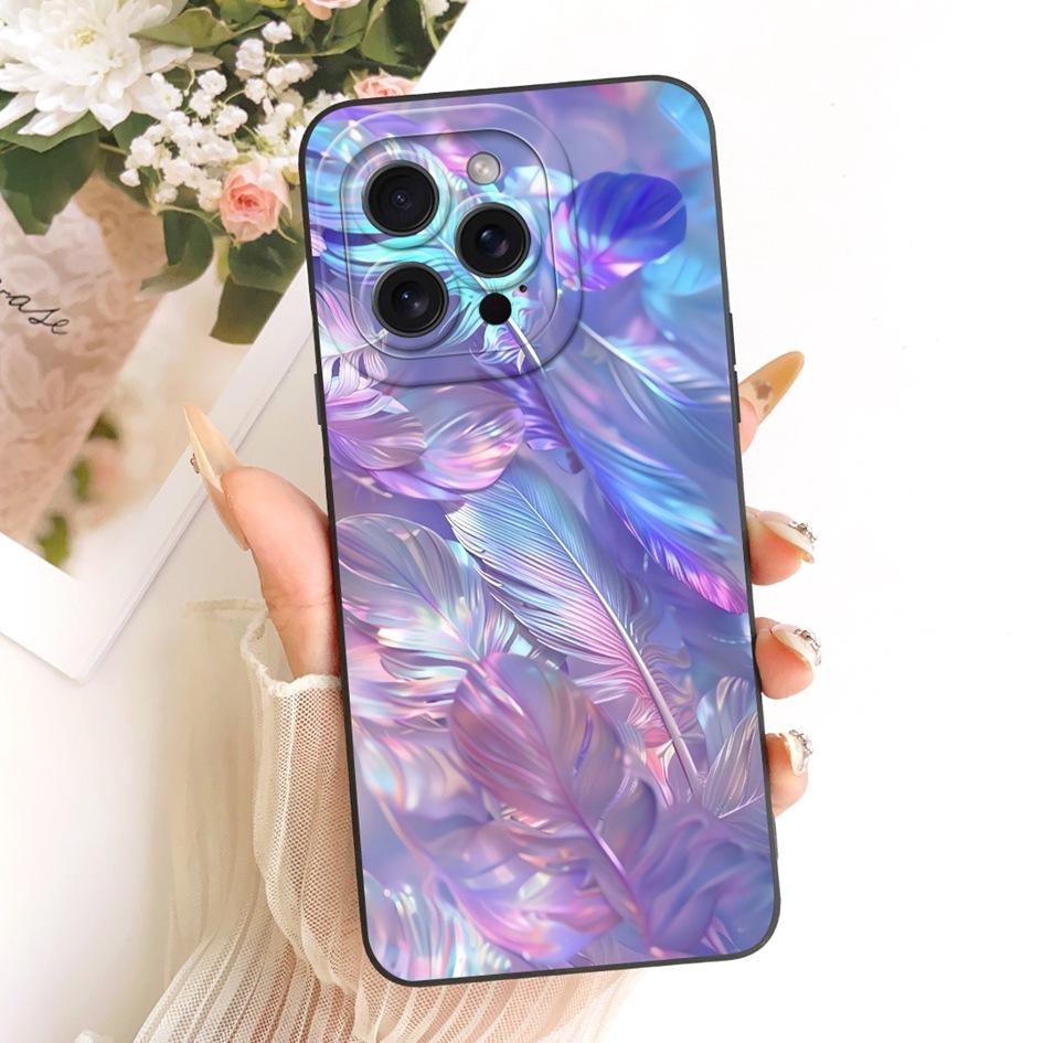For iPhone 12 Pro Max Case Popular Flower Soft Silicone Back Cover Shockproof Capa Fundas For iPhone 12 Pro iPhone12 Mini Bumper