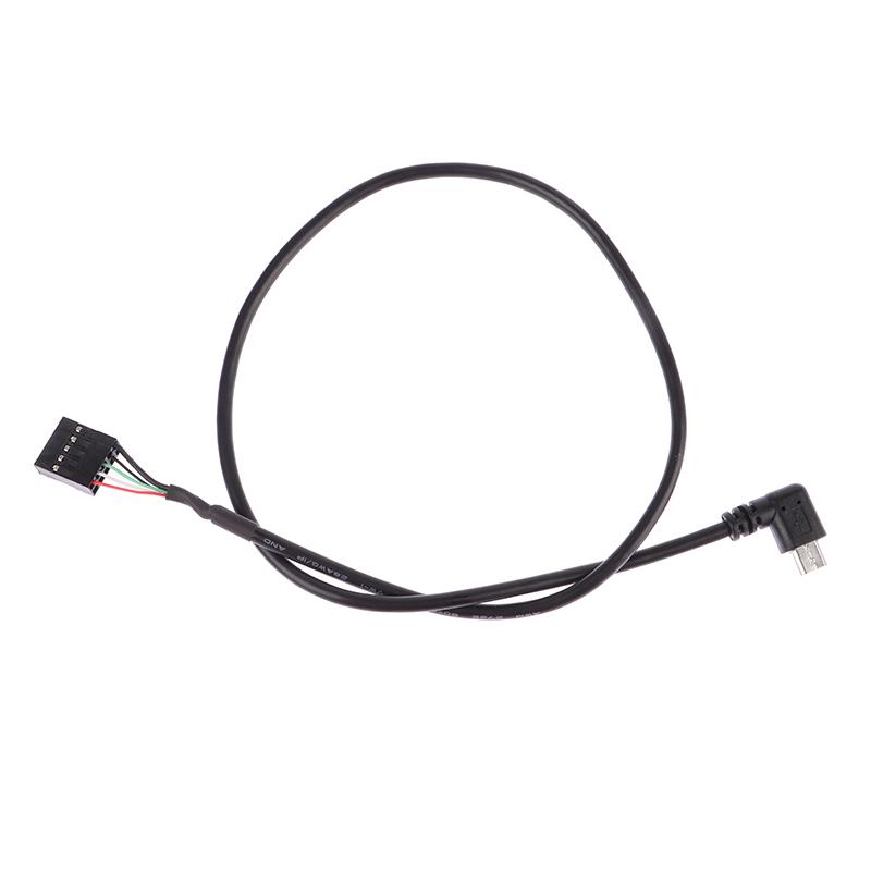 Placa Base de Ordenador PC 9P A Micro USB A Dupont 2.54Mm 5Pin Dupont USB A Micro USB Cable de Datos Lámina de Aluminio + Cable de Malla Tejida