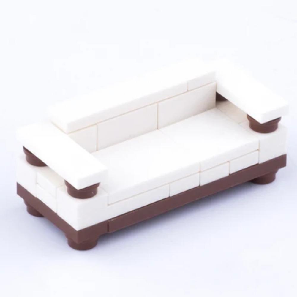 MOC City Scene Building Block Furniture TV Refrigerator Washing Machine Game Console Bed Sofa Vacuum Cleaner Mini Toy Brick K028