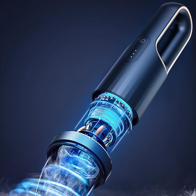 Compact 6-in-1 Portable USB Dust Blower & Wireless Car Vacuum Cleaner