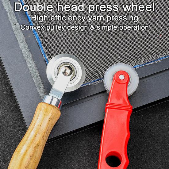 Screen Roller Tool Multifunctional Tool with Ergonomic Handle Compact Size Portable Easy to Use Spline Roller Screen Repair Tool