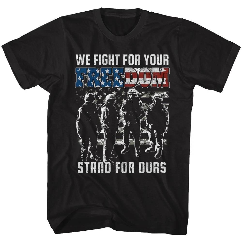 Army We Fight Black TShirt S