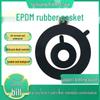 Thickened Rubber Mat with Water Pattern and Holes, Flange Gasket, and Sealing Gasket.