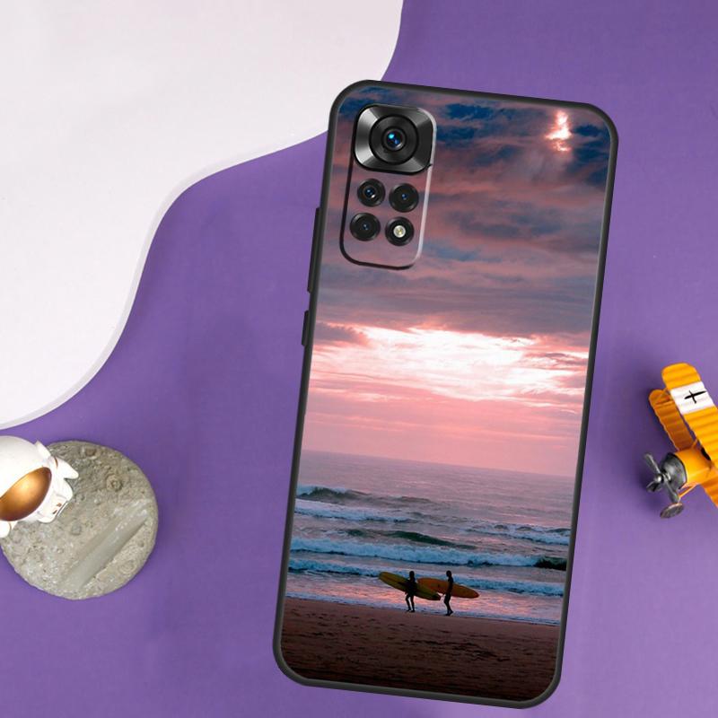 Surfer Surf Hang Loose Shaka Case For Xiaomi Redmi Note 14 13 Pro 12 9 10 11 Pro 10S 11S 12S Redmi 14C 13C 10C 12C Cover