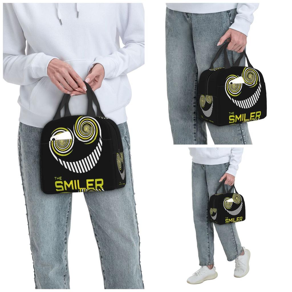 The Smiler Alton Towers Merch UK Borsa Termica Attiva per Pranzo da Donna Ufficio Frigo Contenitore Termico per Cibo Borsa da Pranzo Tote Contenitori
