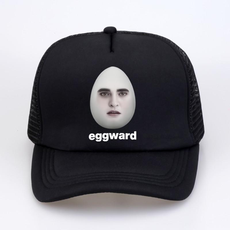Twilight Eggward Meme hat Unisex Edward Cullen Parody Humor graphic baseball cap Casual Outdoor Mesh breathable Trucker hats