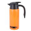 800ml 12V 24V Large Capacity Portable Electric Kettle Water Heating Mug for Truck Car UseOrange