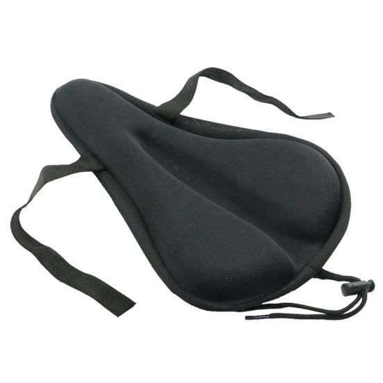 Bike Seat Cushion with Rope Strap Sponge Padded Anti-slip Silicone Mountain Bicycle Saddle Cover Bike Accessories