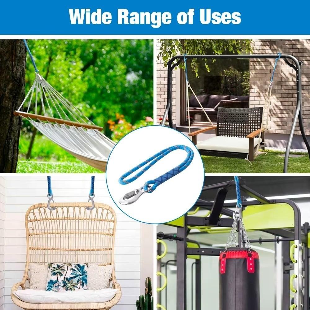 Wear-resistant Swing Hanging Rope Heavy Duty Polyester Sling Indoor Outdoor Swing