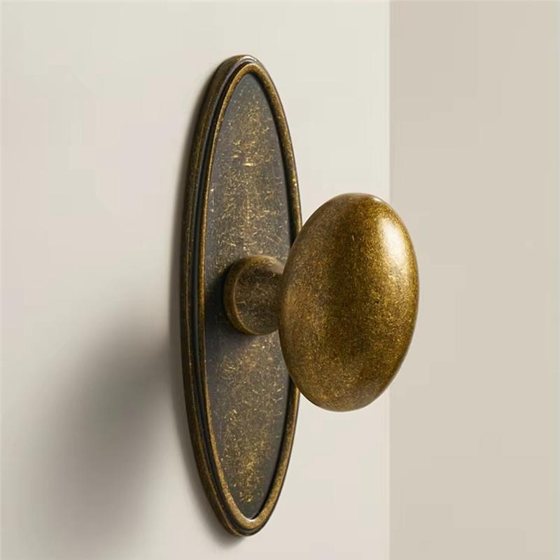 ABGR-Цветок Льда Античная Латунь Цельная Латунь С Винтажной Обработкой Яйцо Декоративное Нижняя Доска Шкаф Мебель Двери Ручки