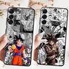 Black Soft Phone Cover Case for Samsung Galaxy A26 A72 A23 A53 A51 A73 A22 A52 A36 A32 A35 A25 A71 A41 A24 A55 Dragon Ball