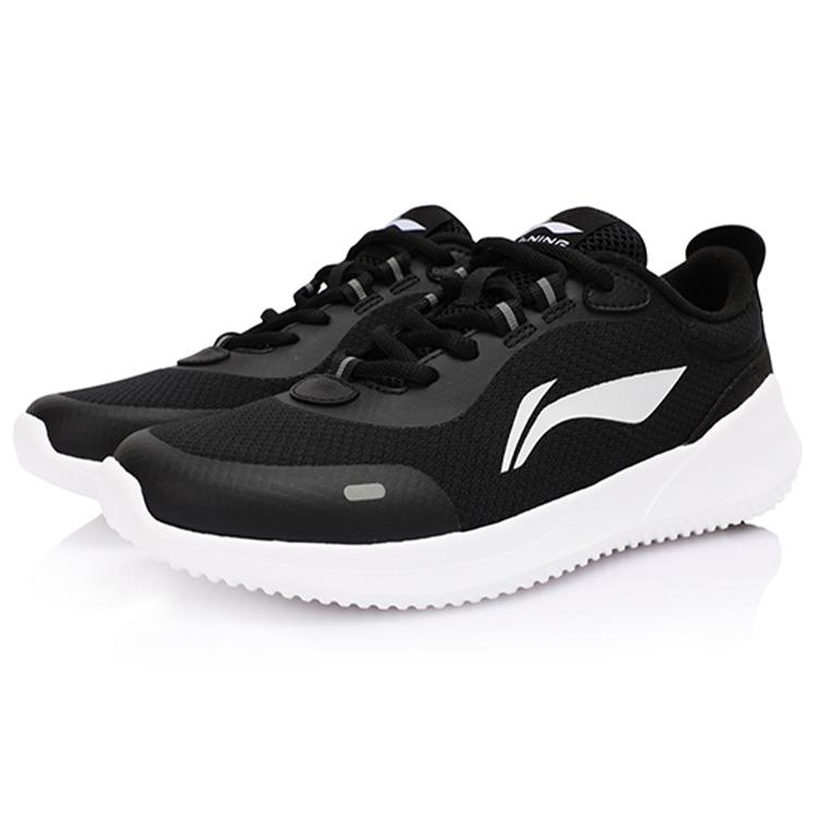 New LiNing Lightweight Low Top Sports Casual Shoes Women's Black AGLS134-1