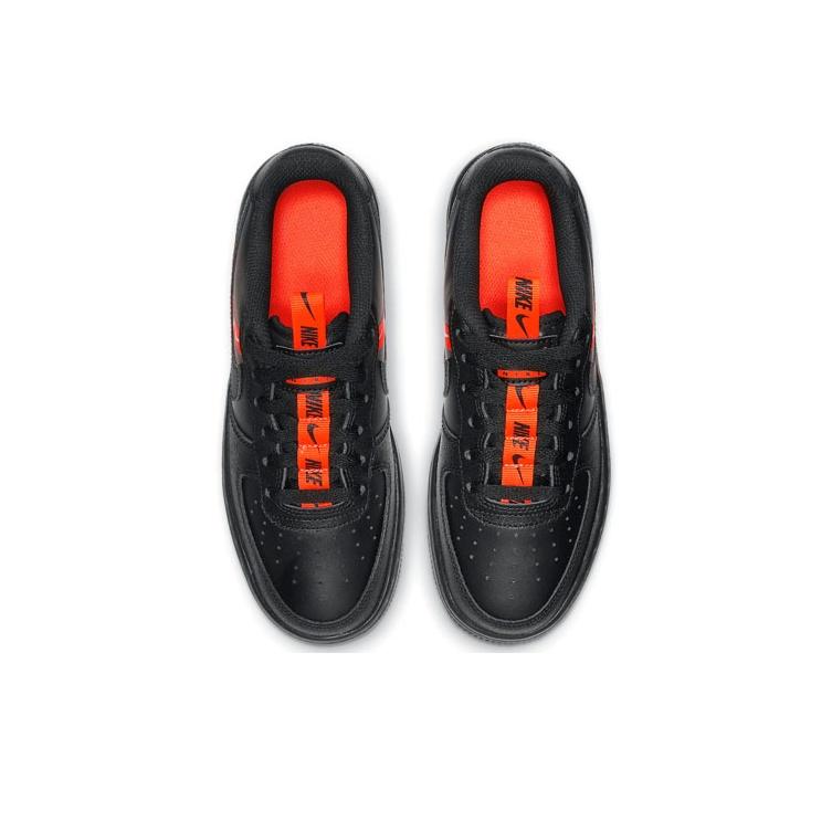 New Nike Air Force 1 Low LV8 KSA Worldwide Pack Black Total Orange GS CT4683-001