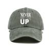 1 Stück Unisex 'never Give Up' Baseballkappe, verstellbare Sonnenschutzkappe, lässige Outdoor-Reise-Fahrerkappen für den täglichen Gebrauch, reise