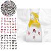 100 Pezzi Adesivi Kuromi My Melody Carini Impermeabili Kawaii Decalcomanie Per Bagagli E Altro