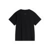 Li Ning Chinese Culture Series Grafikdruck Lässiges Slim-Fit Kurzarm-T-Shirt Damen T-Shirt Schwarz AHSU330-5