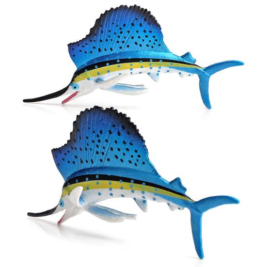 10Pcs/Set Animal Model Vivid Simulated PVC Great White Shark Simulation Animal Model for Kids