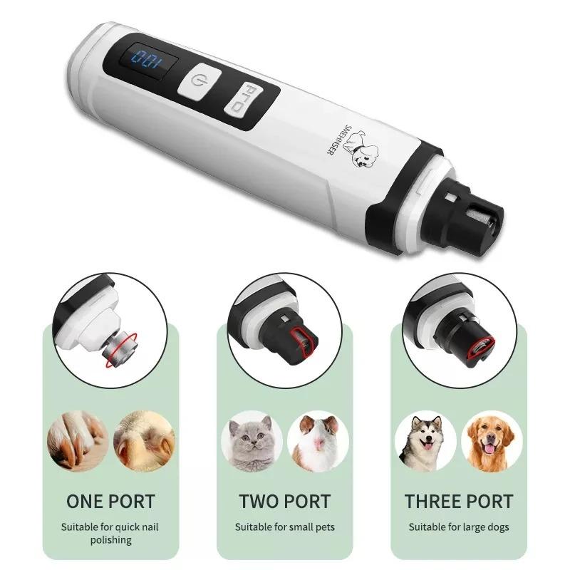 Electric Pet Nail Grinder, Usb Rechargeable Nail Clipper For Dogs And Cats, Gentle Paw Grooming Tool