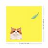 9pcs Set Macaron Style Animal Memo Pads Sticky Backing Small Notepads  Office Use