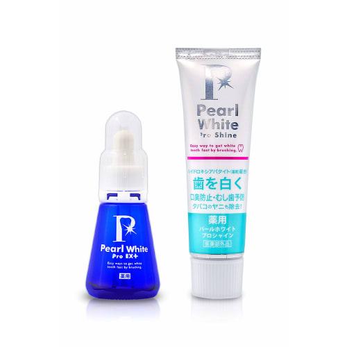 

Medicated Pearl White Pro EX Plus 30ml & Medicated Pearl White Pro Shine 120g (Whitening/Whitening/Yellowing/Bad Breath)