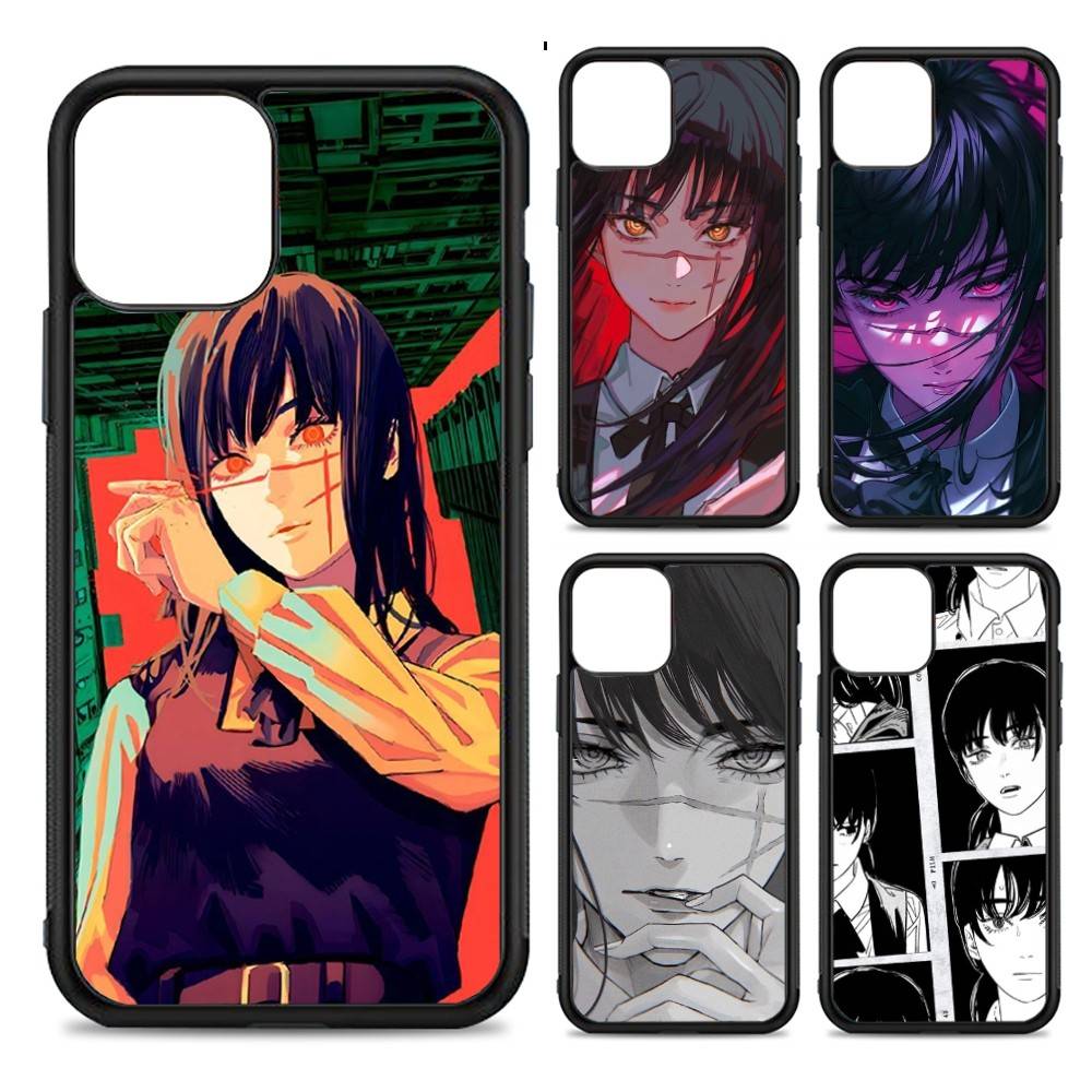 Asa Mitaka Chainsaw Man Anime Manga Phone Case For IPhone 17 16 15 14 13 Plus 12 11 Pro Max PC+TPU Cases Back Cover