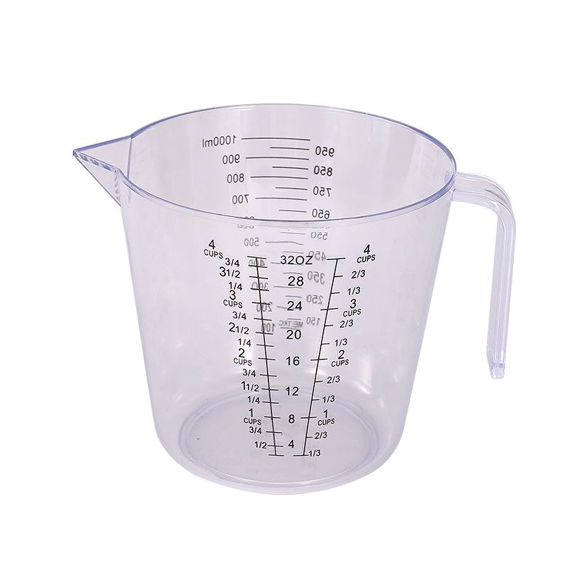 Transparent Measuring Cup Cylinder - 150/300/600/1000ml Kitchen Baking Tool