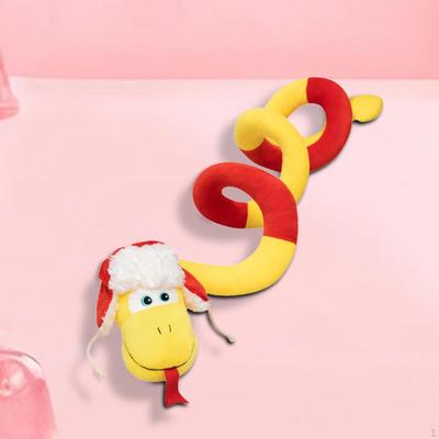 Chinese Year Snake Plush Toy Soft Stuffed Animal for Birthday Gift