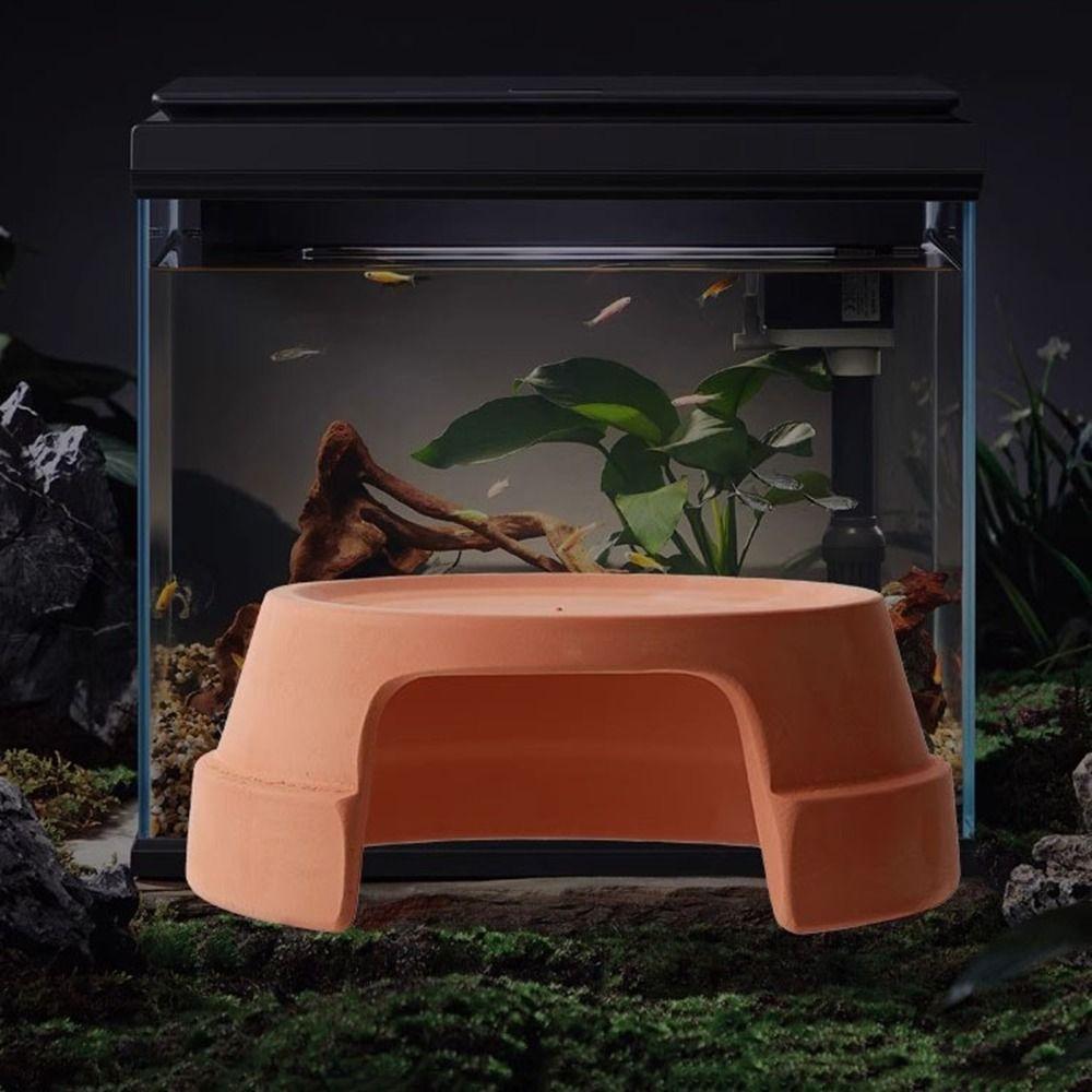 Dekorative Reptilienversteckbox Eingang Reptilien-Terrarium Praktisches Schildkrötenversteck Aquarium