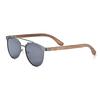 Earth Wood Positano Polarized Sunglasses Dark Brown Black