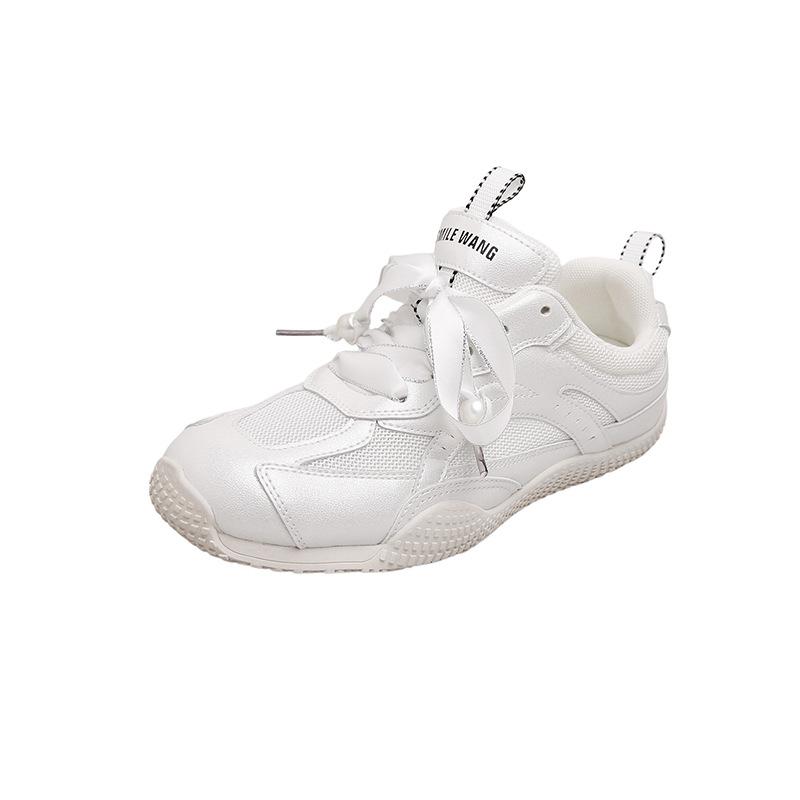 

Su Yinyin has the same style, soufflé~ waffle mesh breathable ballet silver sports and leisure shoes, women s Dexun Forrest Gump shoes. 40