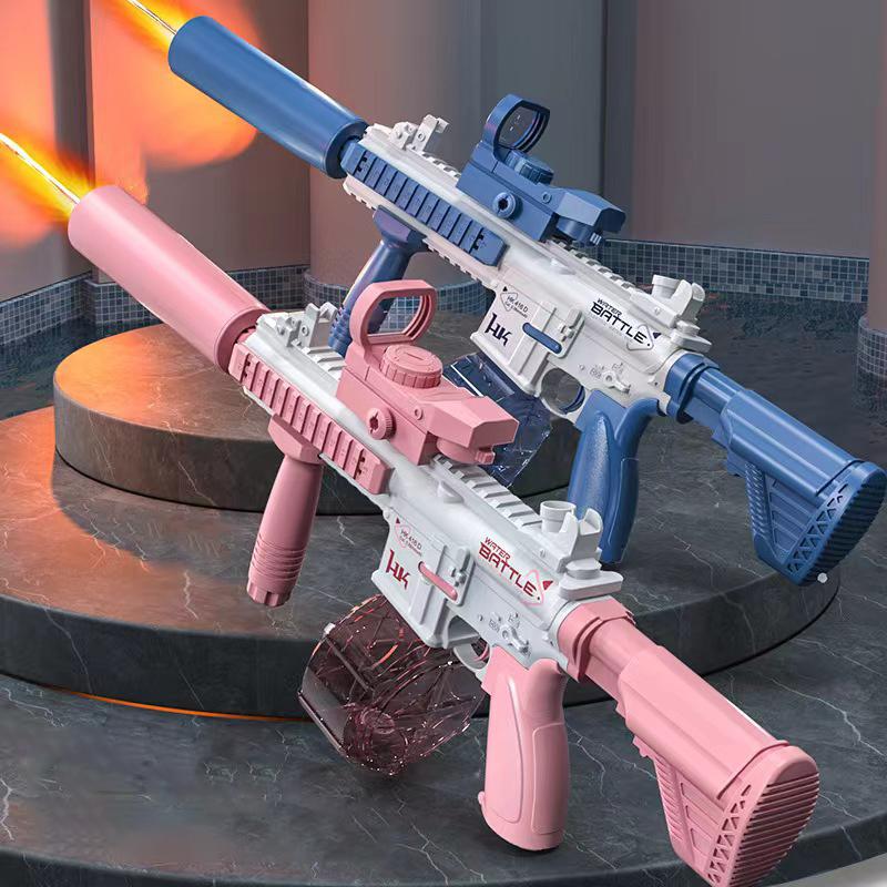 Large Capacity Water Spray Gun Summer Entertainment Water Gaming Toy Fully Automatic Water Gun Outdoor Swimming Pool Toys