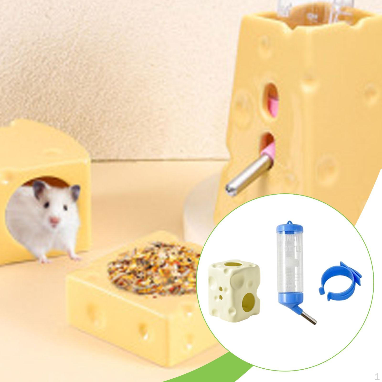 

Ceramic Hamster Water Bottle And House, 2-in-1 Design, Lightweight Versatile, for Dwarf фіолетовий