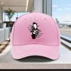 Adjustable Torn Skull Baseball Cap Lightweight Unisex Printed Hat for Outdoor Weddings Parties