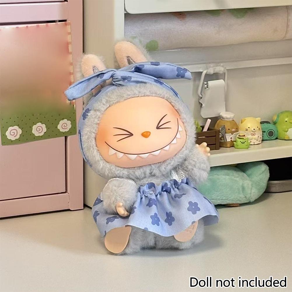 

Миниатюрный красочный комбинезон для кукол Лабубу 17 см. Симпатичная одежда для кукол своими руками, модные аксессуары, милый наряд, подарки для девочек, друзей 05#