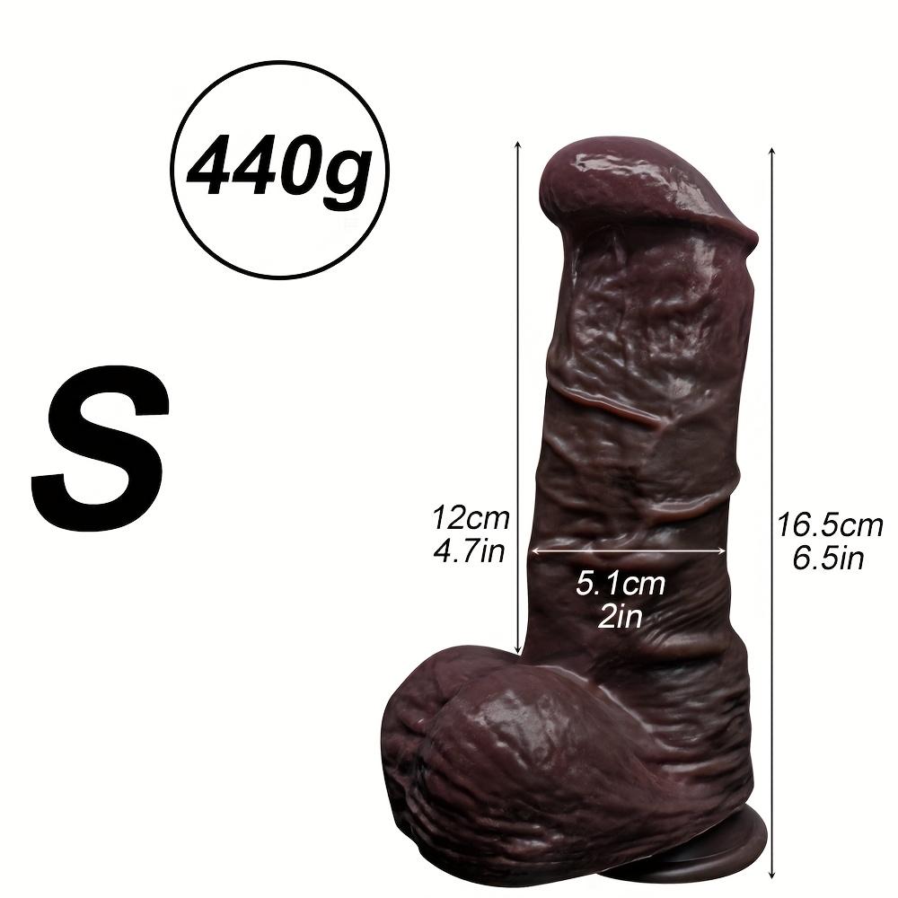 6.9-Inch Realistic Dildo Jockstrap Toy, Skin-Friendly Faux Leather Design with Strong Suction Cup, Hands-Free Adult Toy for Men, Women & Couples