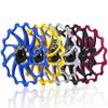 Road Bike Mountain Bike 14T 15T 16T Pulley Wheel Ceramics Bicycle Parts Rear Derailleur Guide Wheel Bearing Guide Roller