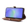 For Samsung Galaxy A56 5G Case Zipper Pocket 9 Card Slots PU Leather Phone Cover with Wrist Strap