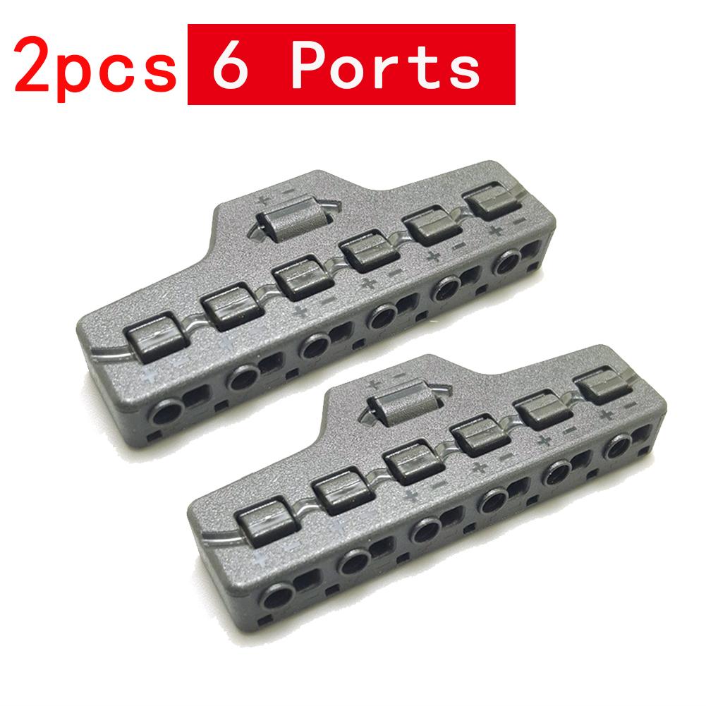 3/6 Ports Push-in Fast Quick Wire Connector Distribution Wiring Cable Splitter for LED Lighting Terminal Block