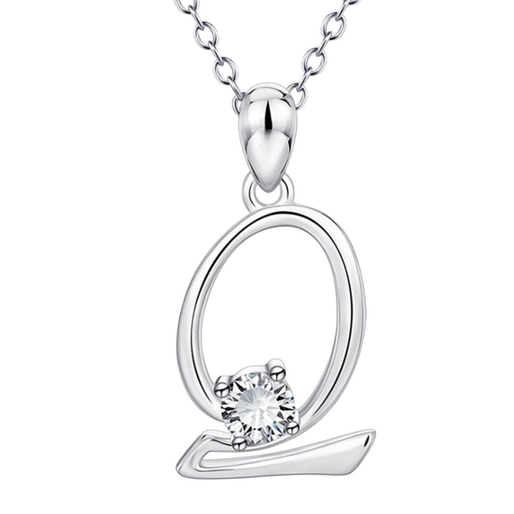 26 English Letters Fashionable Diamond Pendant Popular Items Necklaces
