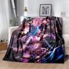 Game Jinx Arcane League of Legends Blanket Picnic Blanket Warm Comfortable Home Travel Birthday Custom blankets
